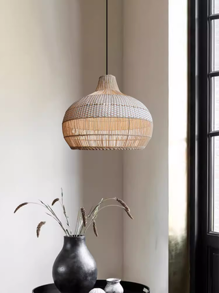 Tubas - Nordic Pastoral Rattan Weave Hanging Ceiling Light