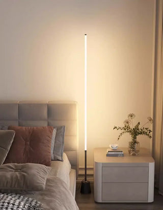 Marcell - Sleek Adjustable LED Strip Floor Lamp