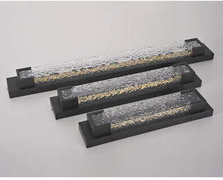 Cole - Modern Stainless Steel LED Patterned Glass Wall Light