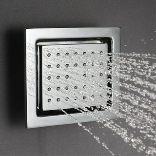 Kaska - Thermostatic Complete Shower System Set with Rough-in-Valve Large flow LED