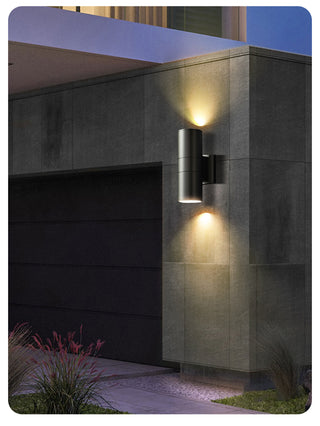 Cerian - IP65 Waterproof Up/Down Shell LED Outdoor Wall Light