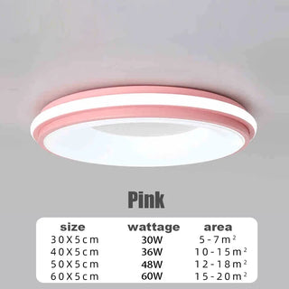Píritu - Round Multicolour Flush Mount Modern Ceiling Light