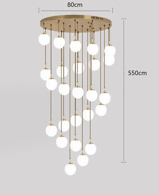 Joshua - Modern Round Hanging LED Ball Ceiling Chandelier