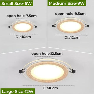 Pasir - Ultra Thin LED Wood Grain Ceiling Recessed Downlight