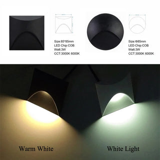 Leroy - Modern Waterproof Indoor/Outdoor Recessed Stair Wall Light