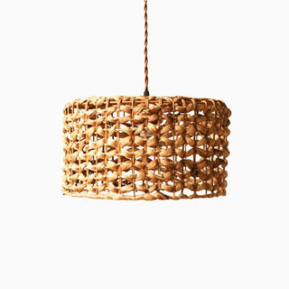 Bray - Round Handmade Rattan Wicker Hanging Ceiling Light