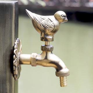 Elnora - Garden Faucet Antique Brass Animal Cold Water Fauce