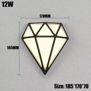 Wallach - Diamond Outdoor Waterproof Wall Light