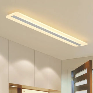 Gabiley - Wooden LED Modern Rectangular Ceiling Light Bar