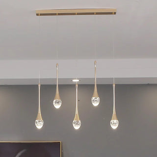 TearDrop - Crystal Chandelier Modern LED Ceiling Light