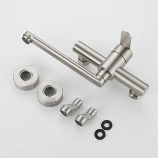 Nikole - Stainless Steel Wall Mounted Dual Hole Mixer Tap