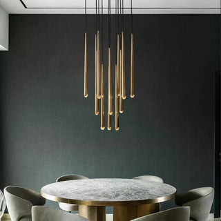 Meilani - Hanging Long Tear Drop Hanging Modern Ceiling Chandelier