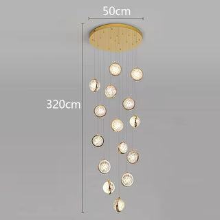 Gennie - Crystal Ceiling Pendant Chandelier