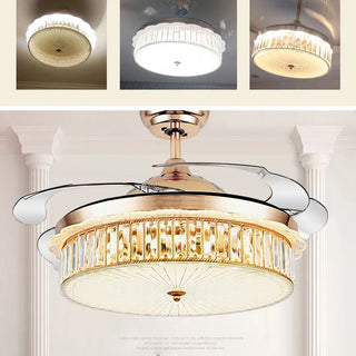 Olesia - 42inch Chandelier Remote Control Ceiling Fan