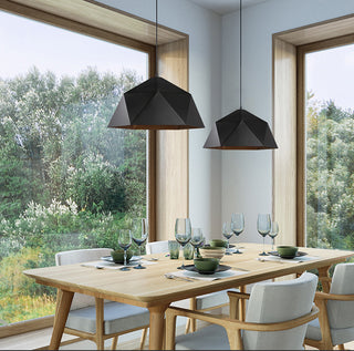 Ivy - Hanging Geodesic Dome Multi Edge Pendant Ceiling Light