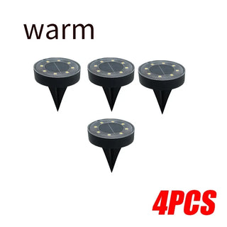 Erasmo - Solar Powered Ground Buried  Waterproof LED Lights