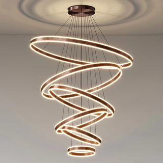 Adel - Modern Multi Ring Hanging Ceiling Chandelier