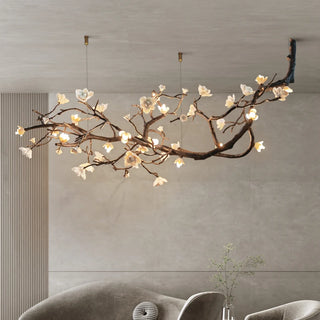 Justin - Crystal Tree Hanging Chandelier