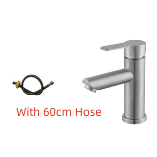 Brose - Modern Stainless Steel Single Lever Deck Mounted Basin Mixer Tap