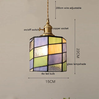Amora Series - Colorful Glass Pendant LED Hanging Pendant Lights
