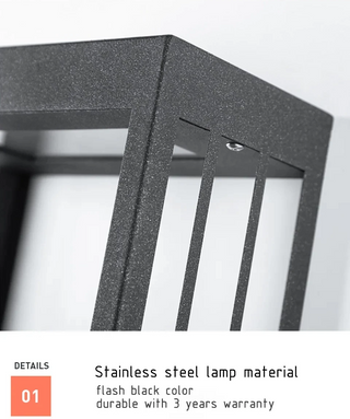 Atticus - Modern Layered Cuboid LED Outdoor Lamp