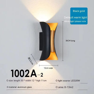 Melina - LED Aluminum IP65 Waterproof Outdoor Wall Lamp