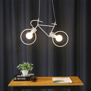 Carn - Retro Black Bicycle Industrial Pendant Ceiling Light