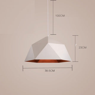 Ivy - Hanging Geodesic Dome Multi Edge Pendant Ceiling Light