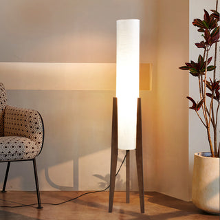 Mizura - Wabi Sabi Walnut Floor Lamp