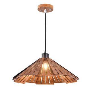 Cornell - Creative Pastoral Wooden Ceiling  Pendant
