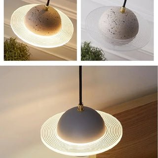 Constantine - Modern Planet Style LED Round Hanging Pendant Ceiling Light
