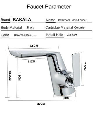 Pamila - Modern Single Lever Crane Basin Mixer Tap