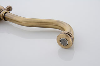 Mellisa - Antique Brass Rotating Single Lever Mixer Basin Tap