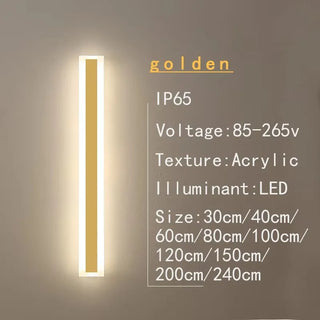 Olwina - Modern LED Strip Bar Wall Light