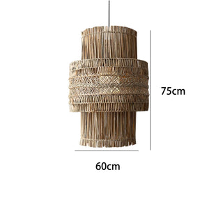 Maelle - Hand-Woven Wicker Pendant Ceiling Light