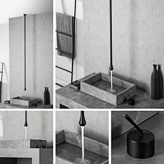 Delfino- Ceiling Fixed Hanging Modern Basin Mixer Tap Single Lever