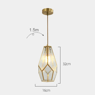 Trofa - Luxury Crystal Modern LED Geometric Glass Pendant Lights