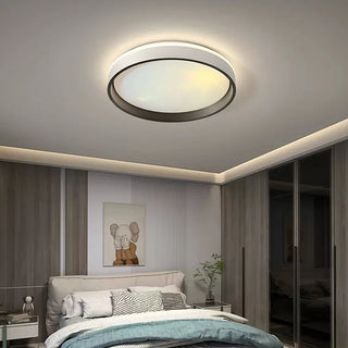 Malessa - Modern Blue Sky Round Flush Mount Ceiling Light