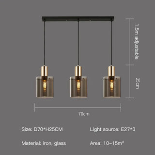 Julimar - Modern LED Glass Pendant Light
