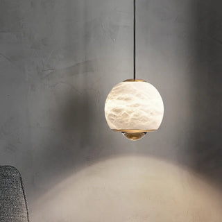 Amal - Cream Marble Ball LED Pendant Ceiling Light