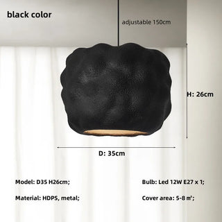 Denver - Japanese White Cloud Bubble Hanging Pendant Ceiling Light