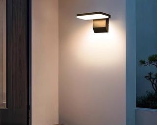 Jase - IP65 Waterproof Motion Sensor Auto On/Off Wall Light with Adjustable Angle
