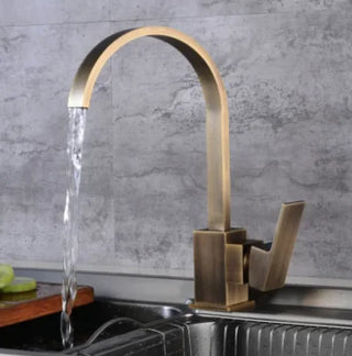 Saunders - Kitchen Brass Sink Tap 360 Rotate