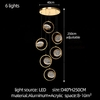 Renata - Modern Pendant Ceiling Chandelier
