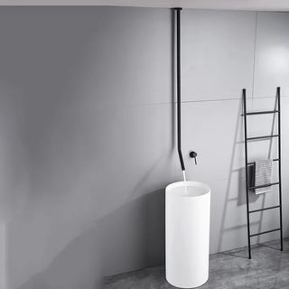 Herma - Modern Ceiling Mounted Curved Bathroom Tap