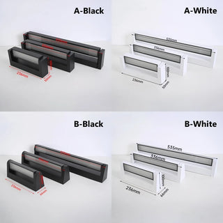 Cletus - Long Strip Rotatable LED Aluminium IP65  Wall Lamp