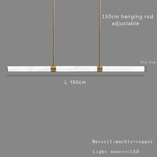 Crest - Modern Minimalist Marble Bar Wall Light Ceiling Light