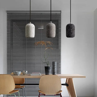 Apel - Modern Round Black Cord Hanging Pendant Ceiling Light