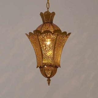 Halden - Vintage Retro Moroccan Gold Hanging Pendant