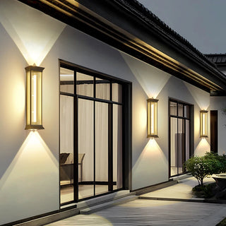 Julian - Stainless Steel Rectangular Acrylic Outdoor Wall Light